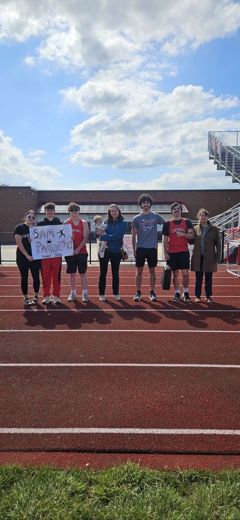 Track Senior Night on May 7th, 2026. Good luck!