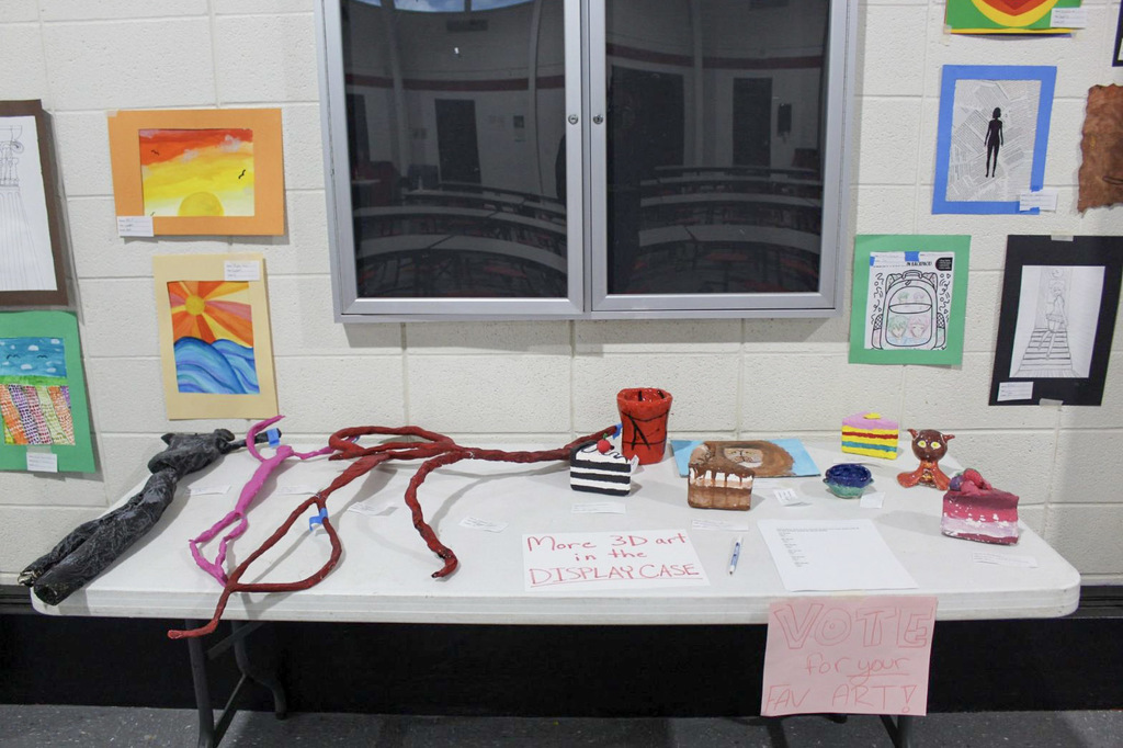 CHS Art Show on May 9th, 2026. Great job by Miss Hogue and all of her students!