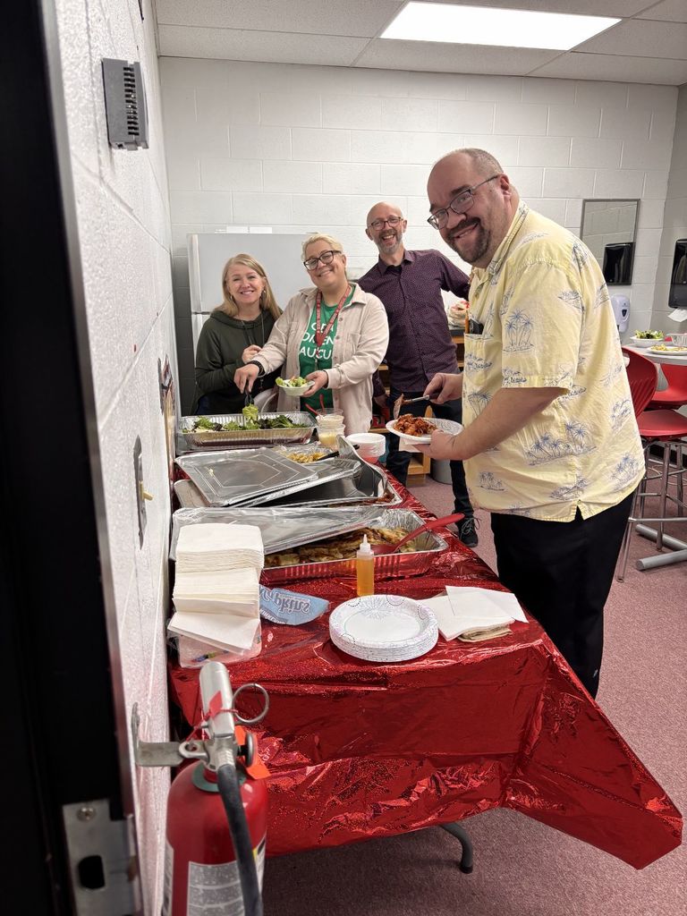 Vinny's provides lunch for teacher appreciation week at the high school.