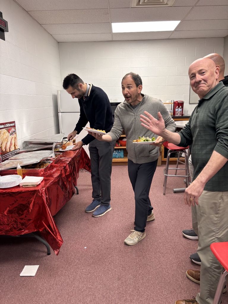 Vinny's provides lunch for teacher appreciation week at the high school.