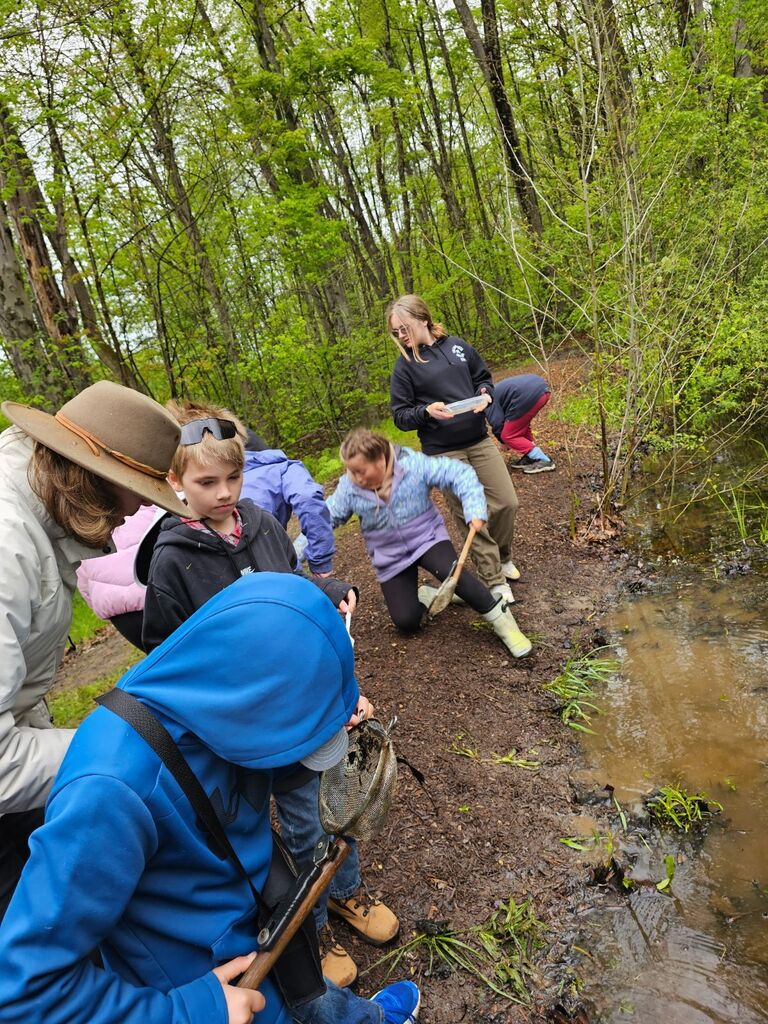 5th Grade Classes takes a field trip to  West Woods. 