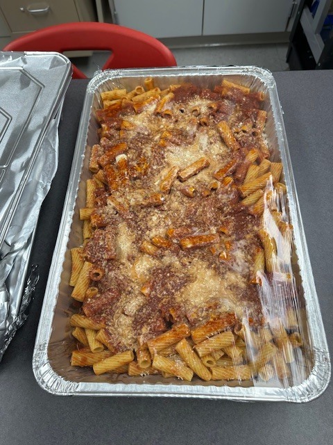 Vinny's sponsors lunch at Cardinal Elementary School today! 