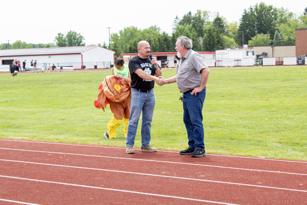 Mr. Smith's clap out for 30+ years as Cardinal Local School's custodian.