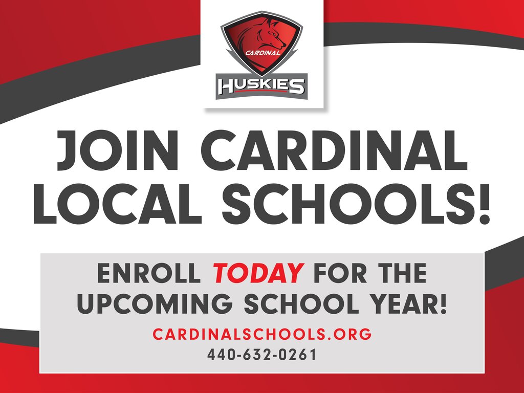 Join Cardinal Local Schools for the 2026-2027 school year!