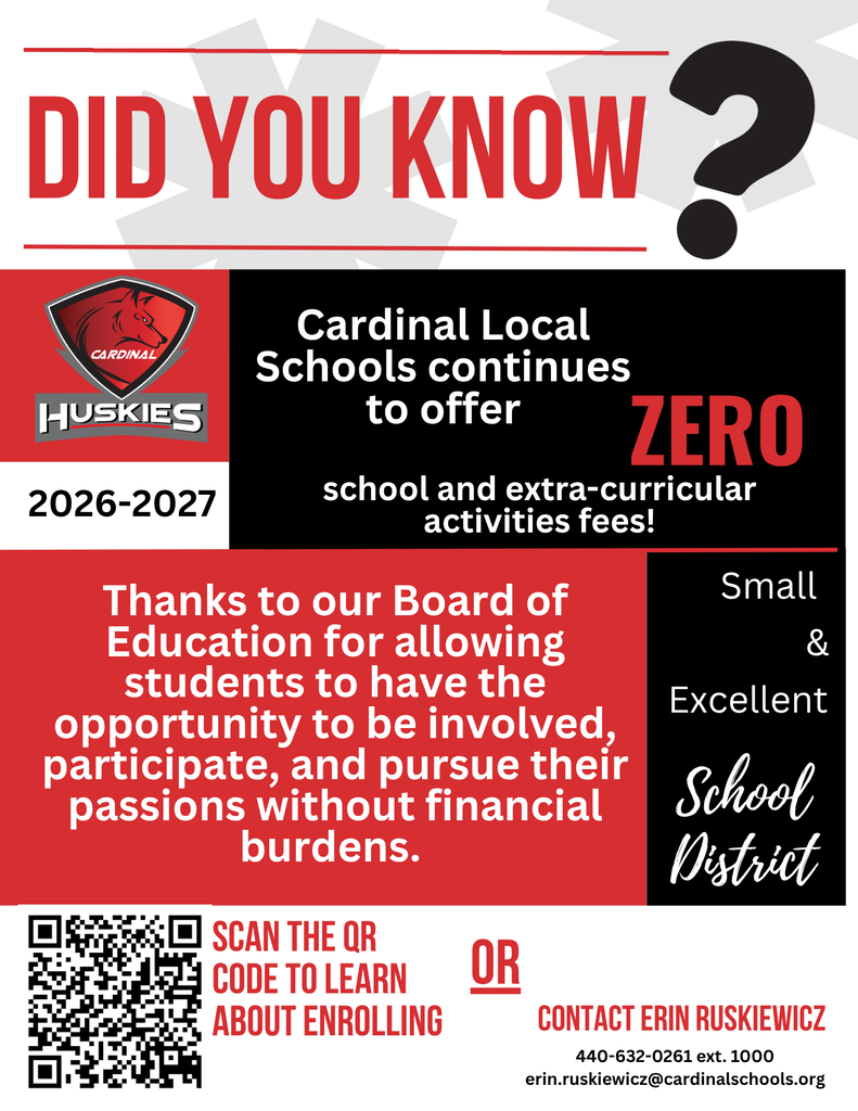 Did You Know? - Continuing no school or pay to participate fees.