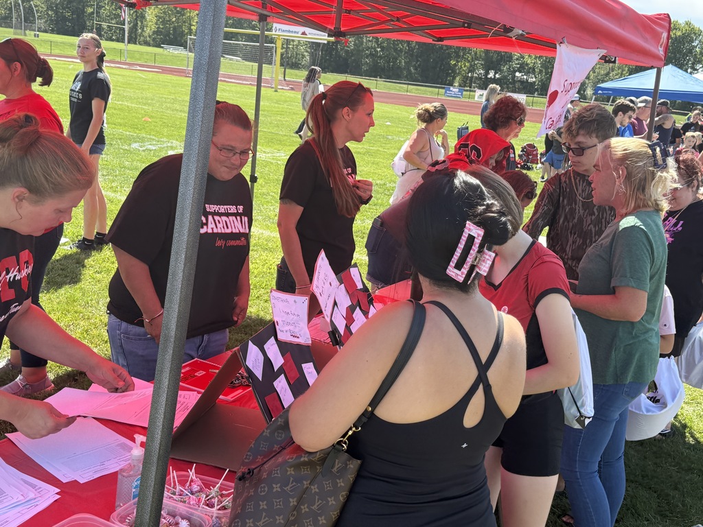 PTO booth with Class Schedules