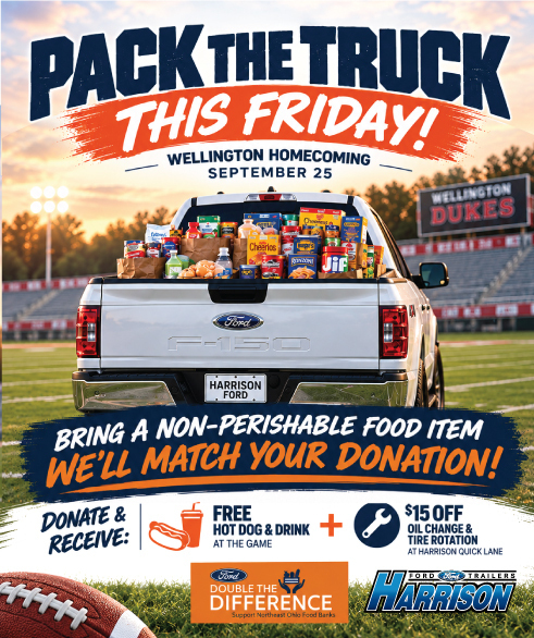 PACK the TRUCK at Wellington's Homecoming! - 9/25 