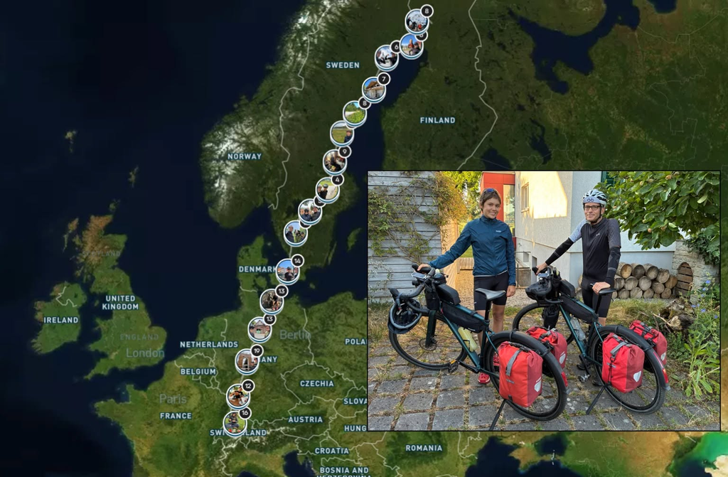 Mila Blankenhorn biking 2,228 miles in just 37 days! 