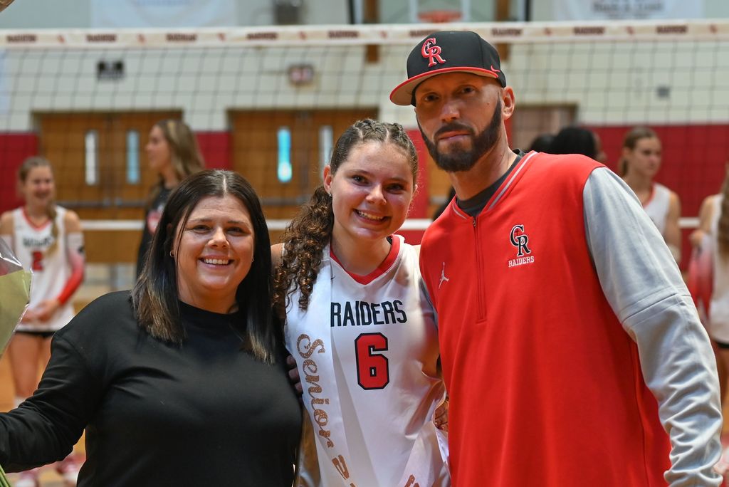 2025 CRHS Senior Night Girls Volleyball