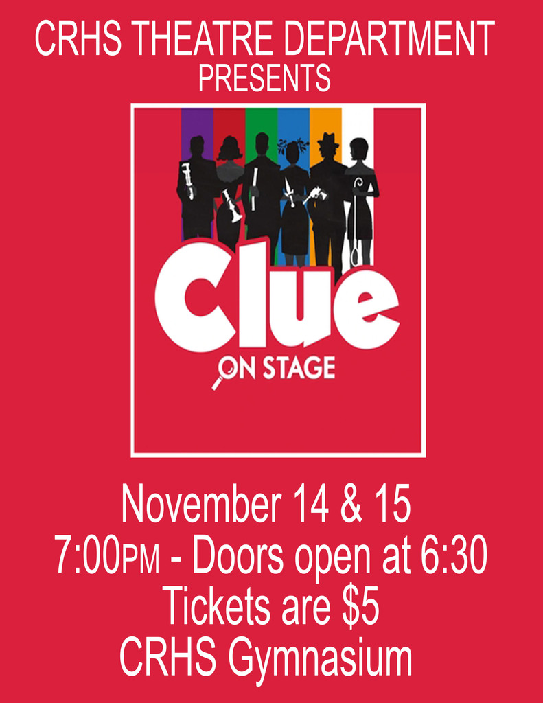 2025 CRHS Theatre Department Present Clue On Stage
