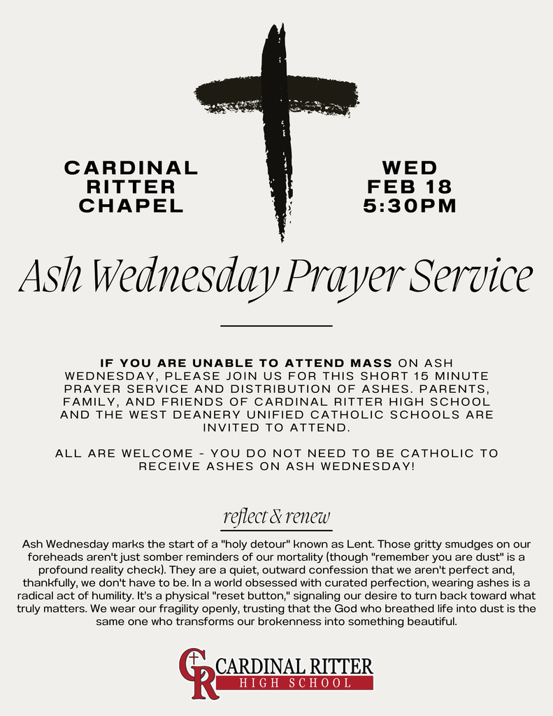 CRHS Ash Wednesday Prayer Service