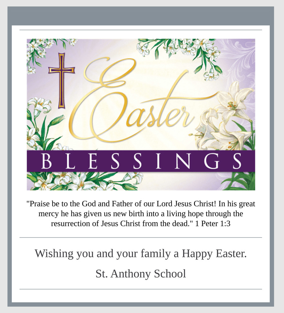 SACS Easter Blessings