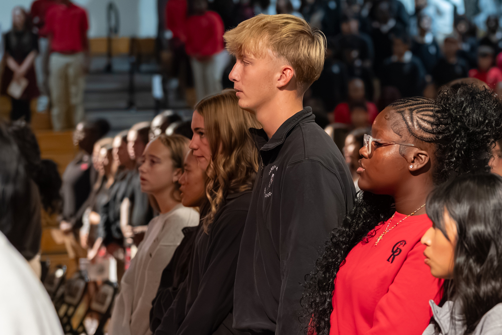 CRHS First All School Liturgy of the 2026 school year.