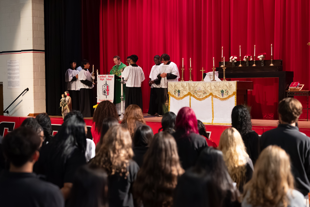 CRHS First All School Liturgy of the 2026 school year.