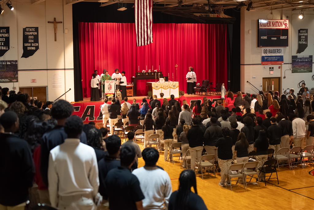 CRHS First All School Liturgy of the 2026 school year.
