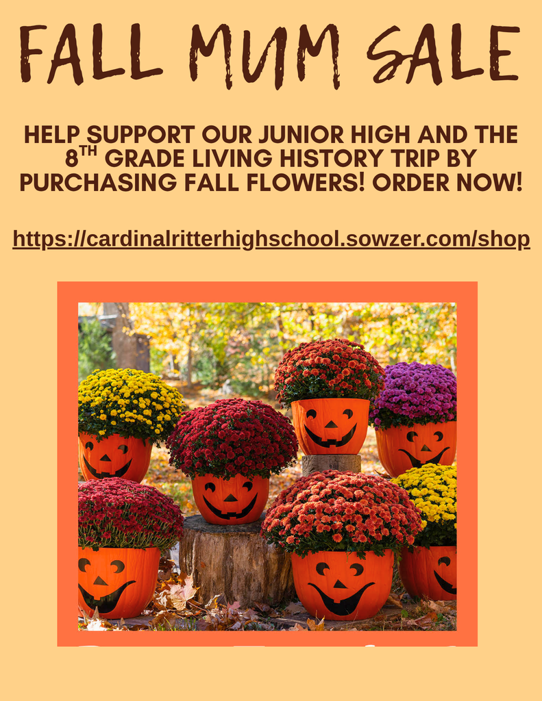 CRHS Fall Mum Sale Flyer