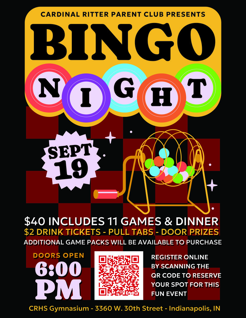 2026 CRHS Parent Club Bingo Night