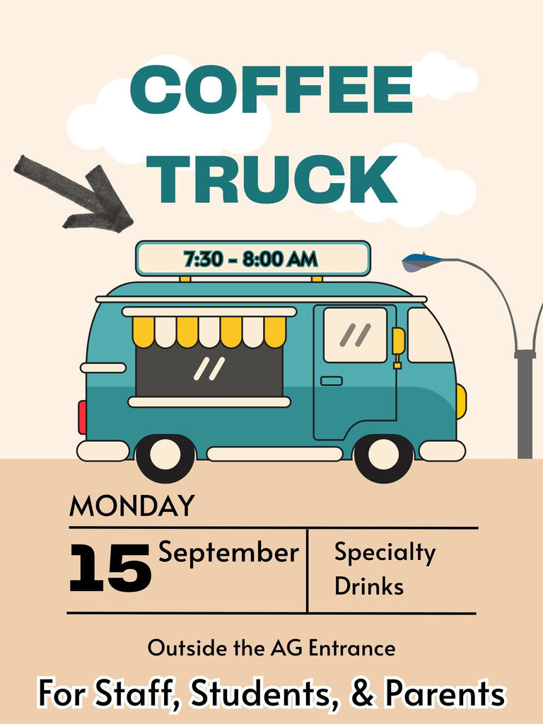 coffee truck flyer