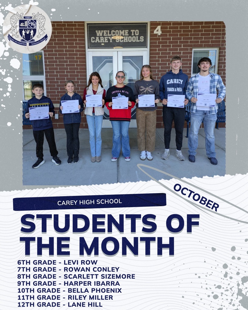 October Students of the Month