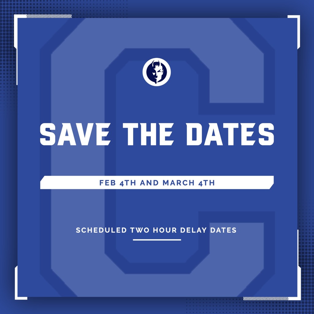 2 hr delay - Feb. 4 and March 4