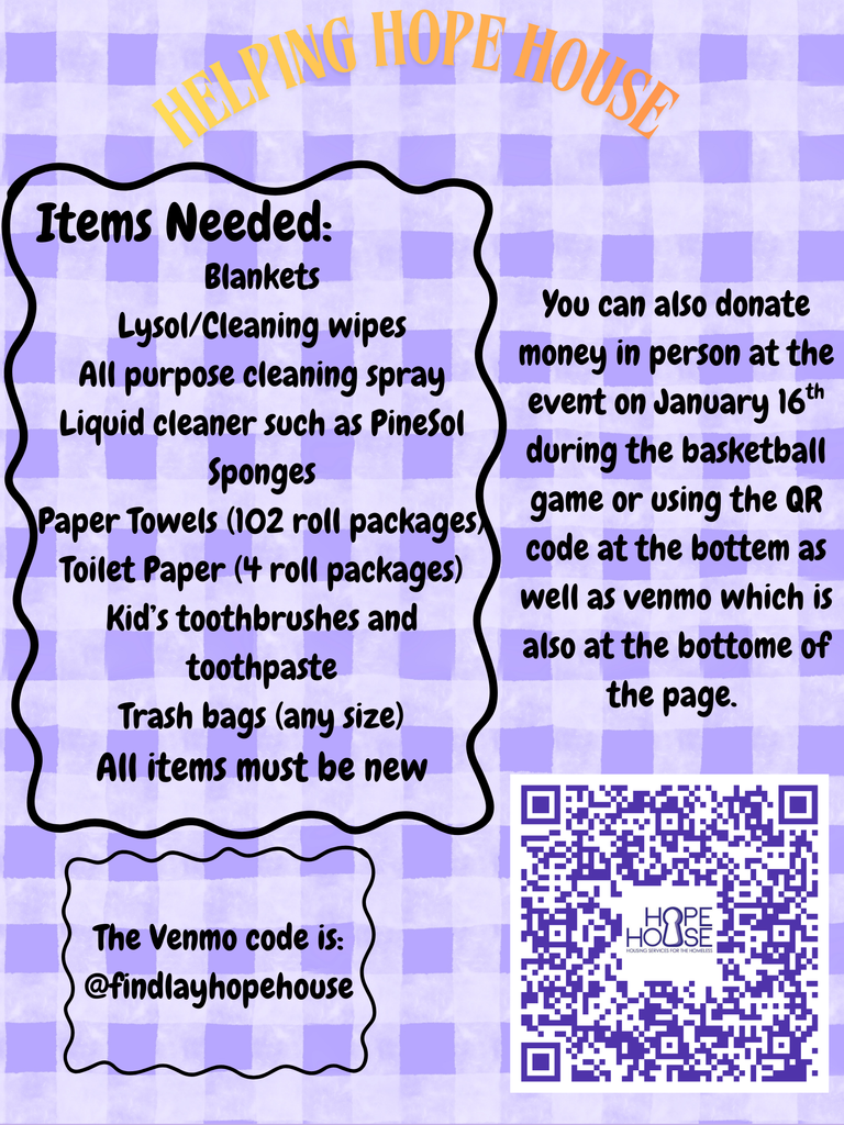 Hope House Drive for TLC