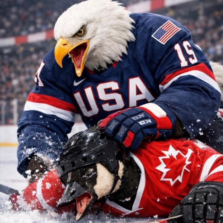 hockey with the USA