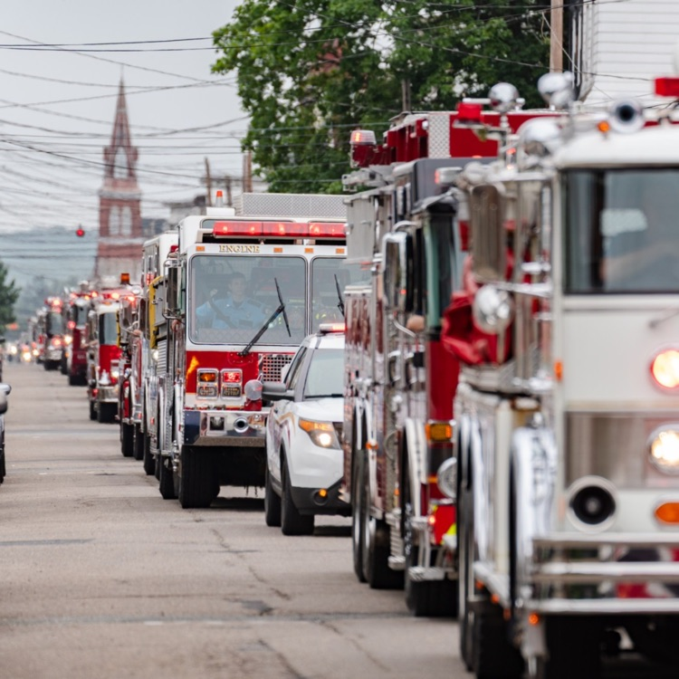 fire trucks