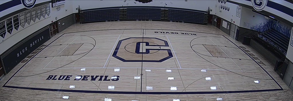 new basketball floor