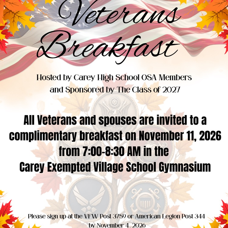 Veterans Breakfast Invitation