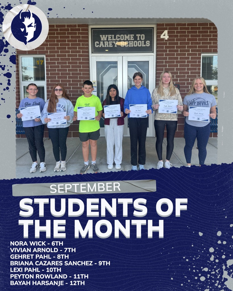 September Students of the Month