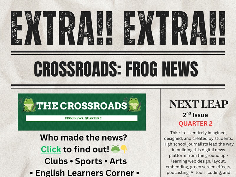 Extra Extra - Newsletter Front Page