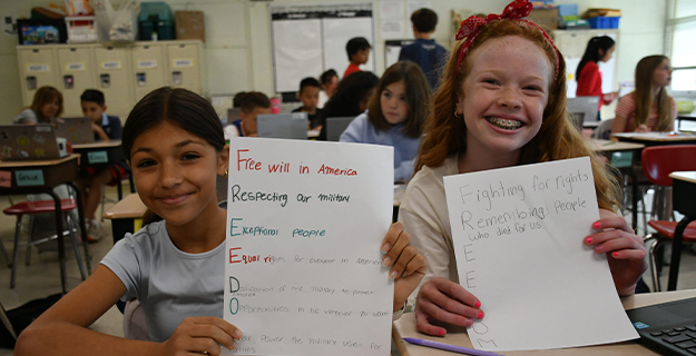 Carle Place School District holds districtwide  Day of Service in recognition of America’s 250th