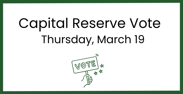 Capital Reserve Vote 2026