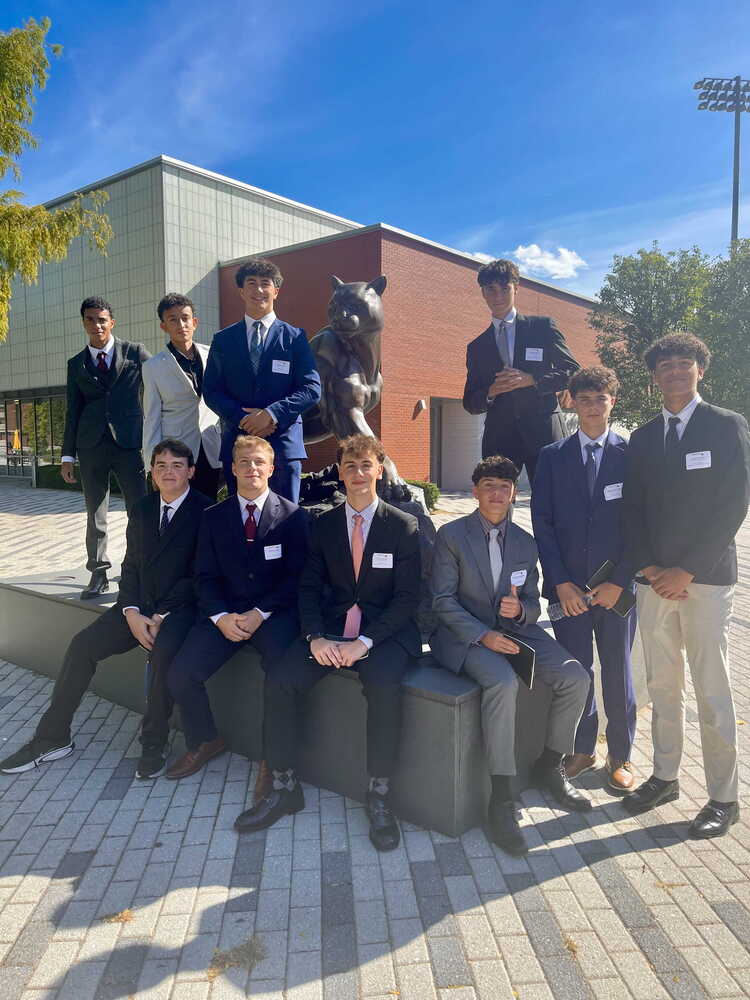 Carle Place High School DECA students