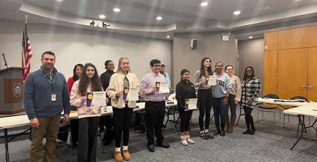 Carle Place High School students recognized for artwork displayed at Westbury Memorial Public Library