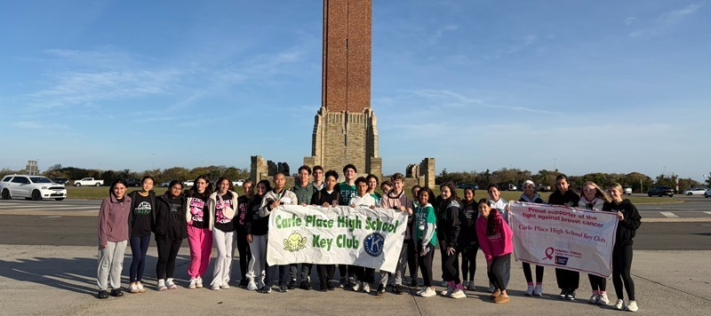 students at jones beach lighthouse