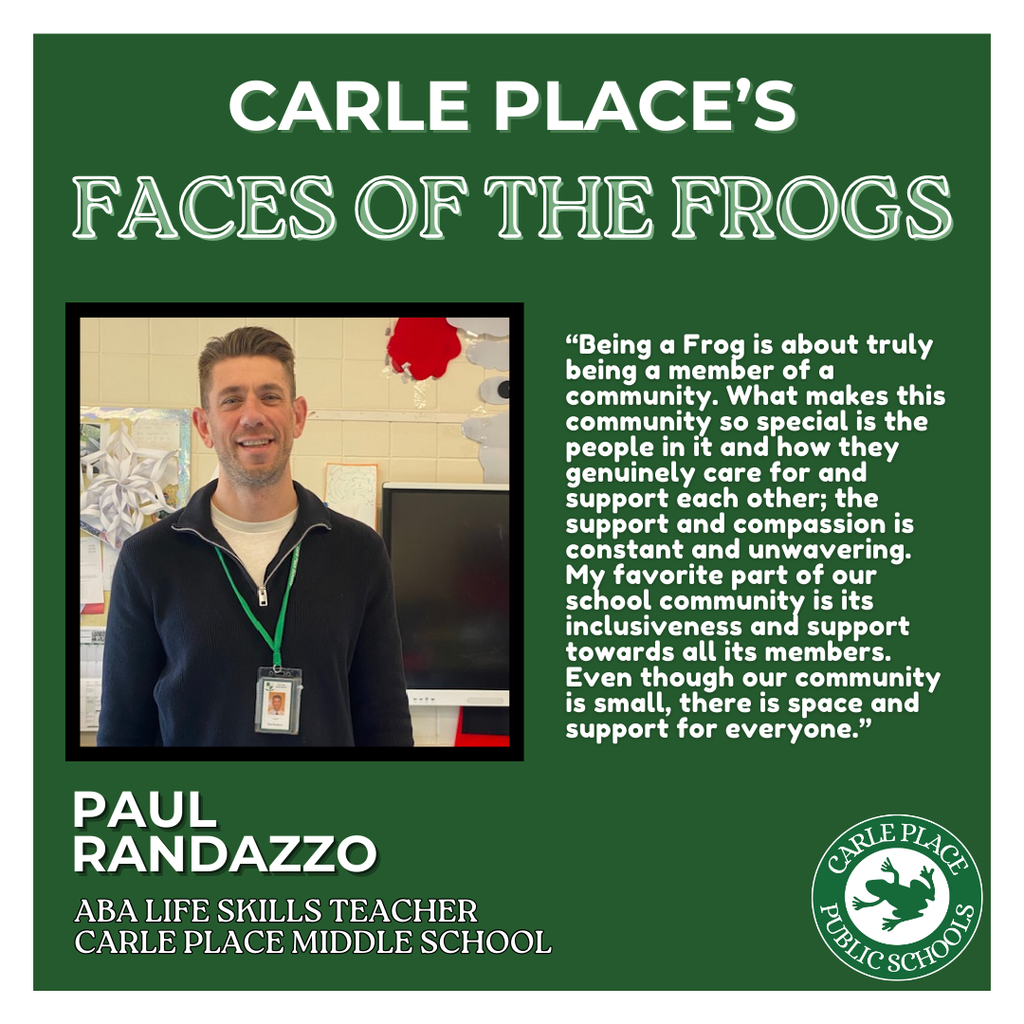 Carle Place Faces of the Frogs 