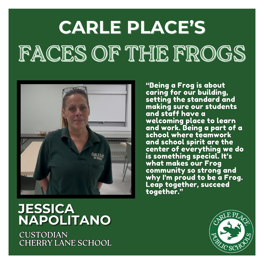 Carle Place's Faces of the Frogs - Jessica Naoplitano