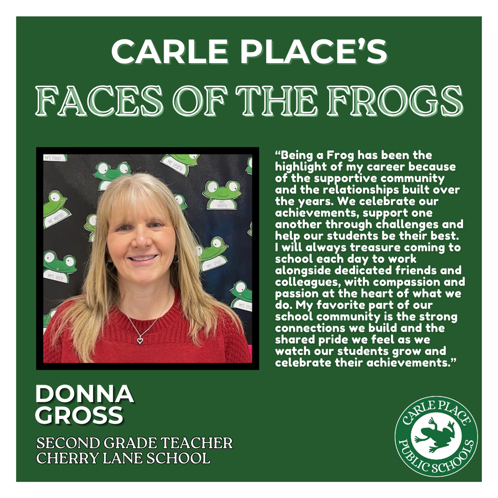 Carle Place's Faces of the Frogs - Donna Gross