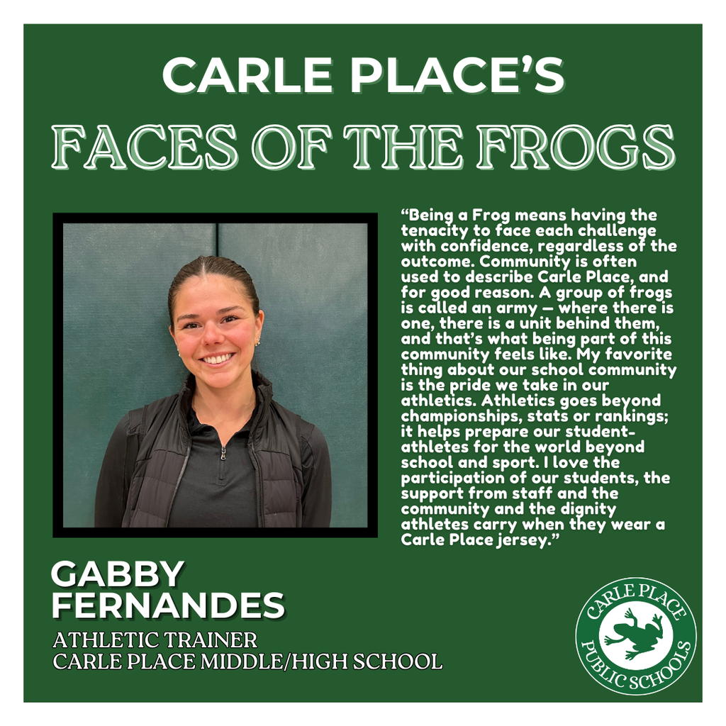 Carle Place's Faces of the Frogs.