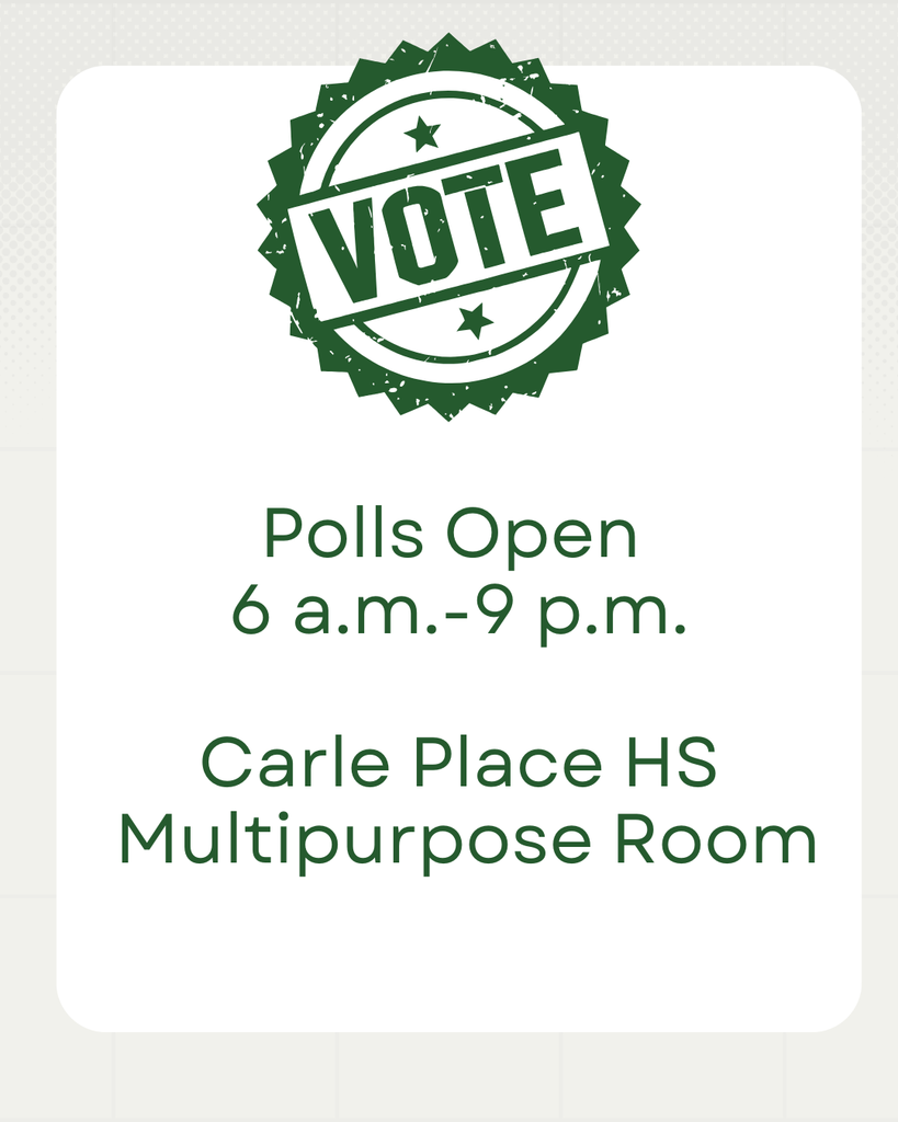 Please exercise your right to vote today, March 19, in the district’s capital reserve vote referendum. Polls are open until 9 p.m. in the Carle Place High School multipurpose room. We look forward to seeing you there!