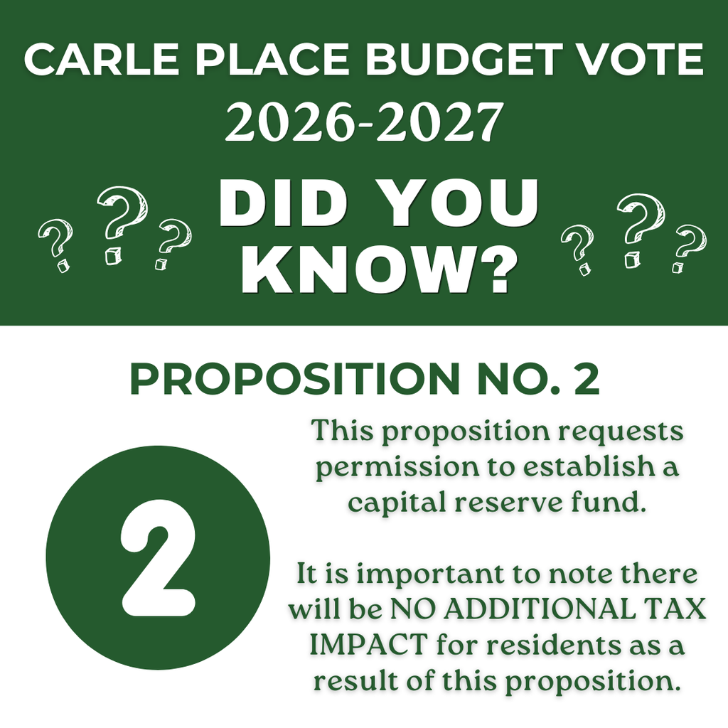 In addition to the 2026-27 budget, voters will consider Proposition No. 2.