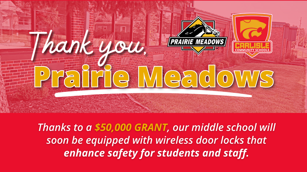 Thank You Prairie Meadows