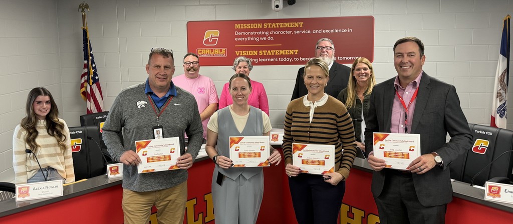 Thank you, Carlisle School Principals!