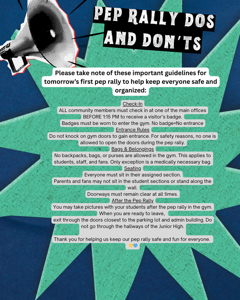 Pep Rally DOs and DON'Ts