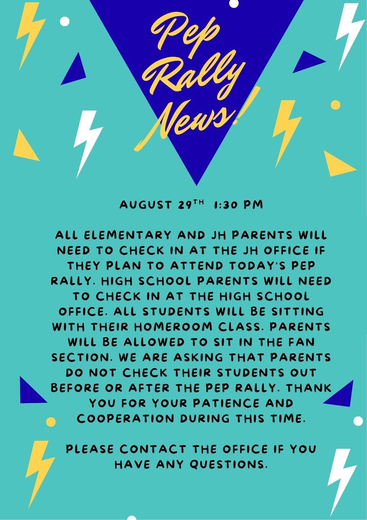 Pep Rally News