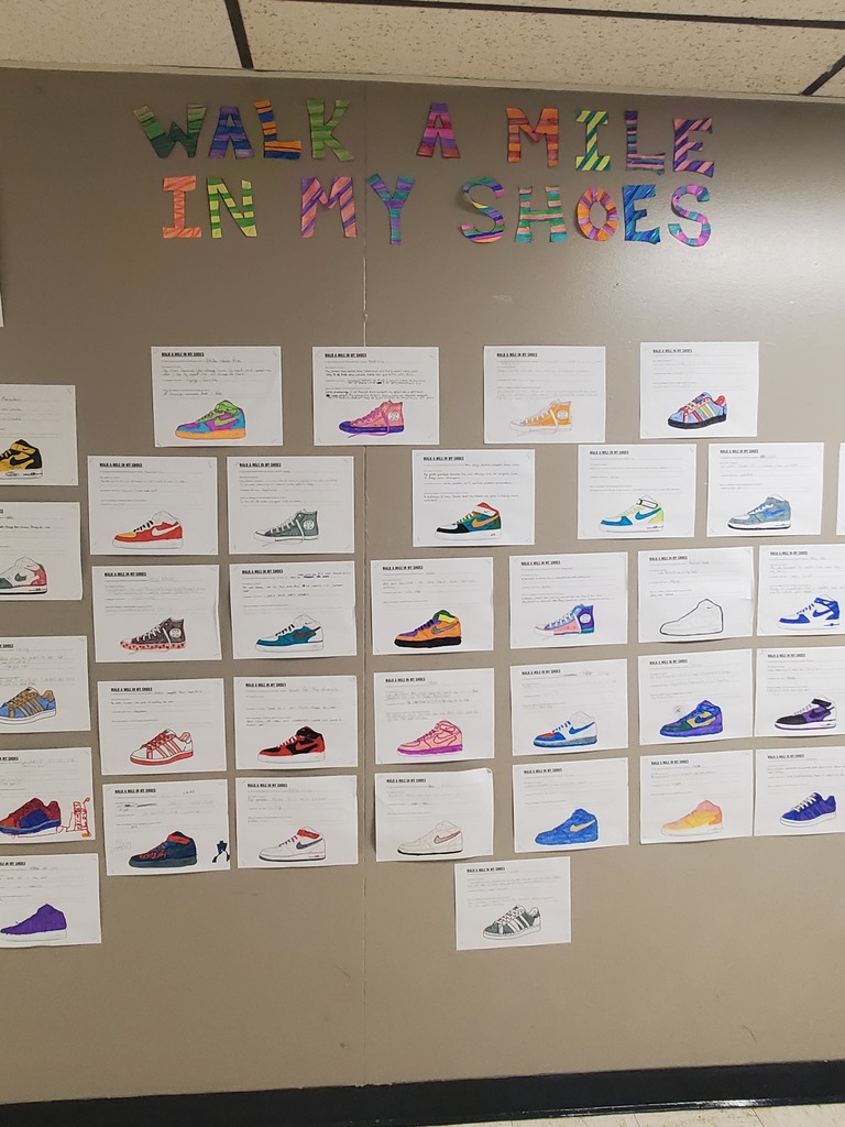 Shoes on wall
