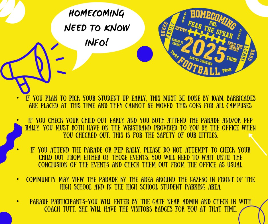 Homecoming Info