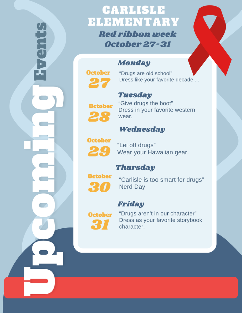 Elementary only! Red Ribbon Week
