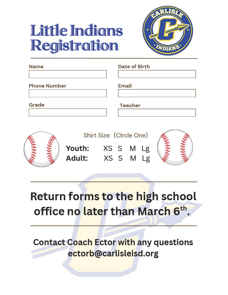 Little Indians Registration